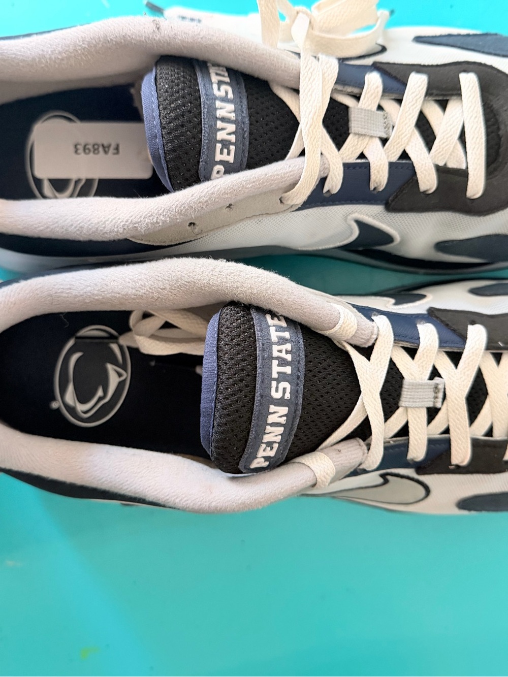 Nike Men's Navy, White and Black Penn State Sneakers